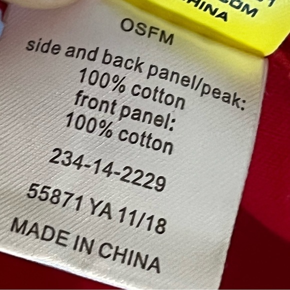 Minnie Mouse Red and Black Kids Cap - Picture 13 of 15